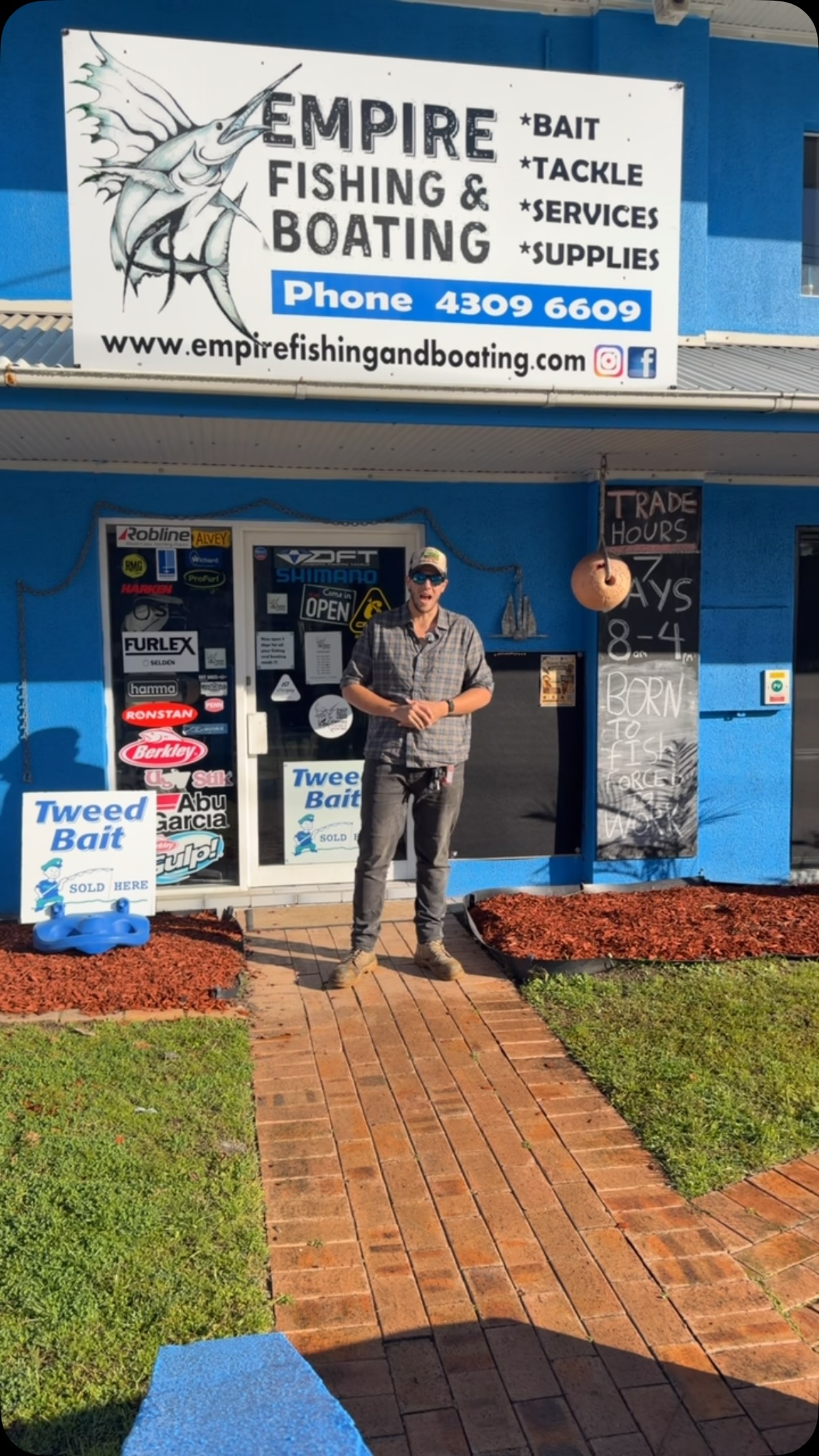 Empire Fishing & Boating storefront in Woy Woy